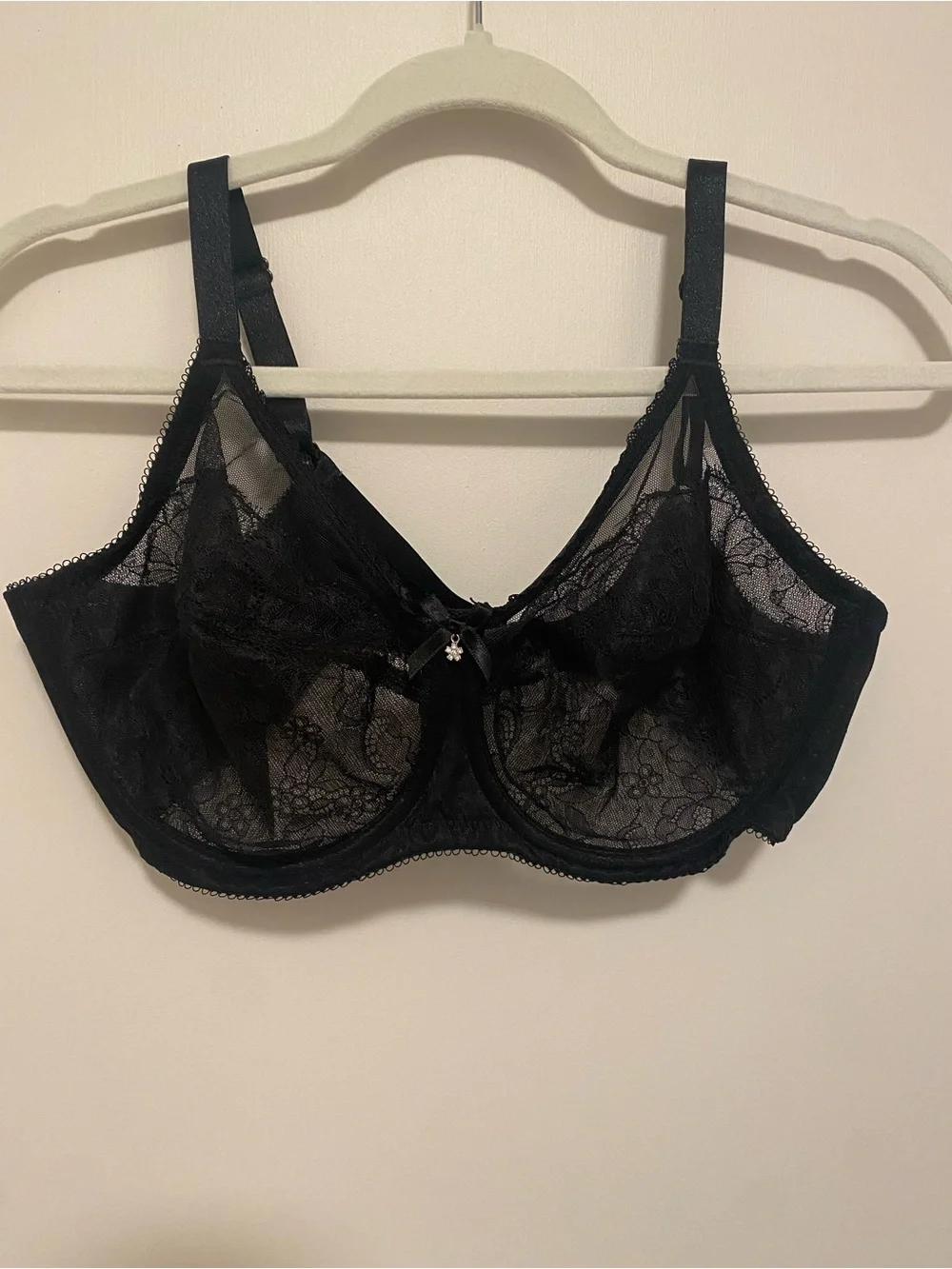 Wacoal Retro Chic Black Full Figure Underwire Bra 38D